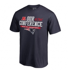 NFL Men's New England Patriots Pro Line by Fanatics Branded Navy 2016 AFC Conference Champions Our Conference T-Shirt