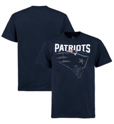 NFL New England Patriots Majestic Empty Backfield T-Shirt - Navy