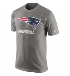 NFL New England Patriots Nike Facility T-Shirt - Heathered Gray