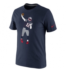 NFL Tom Brady New England Patriots Nike Silhouette T-Shirt - Navy