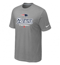 Nike New England Patriots Critical Victory NFL T-Shirt - Grey