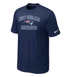 Nike New England Patriots Heart & Soul NFL T-Shirt - Dark Blue