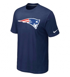 Nike New England Patriots Sideline Legend Authentic Logo Dri-FIT NFL T-Shirt - Navy Blue