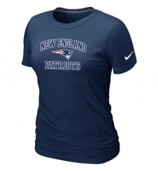 Nike New England Patriots Women's Heart & Soul NFL T-Shirt - Dark Blue