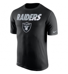 NFL Men's Oakland Raiders Nike Black Legend Staff Practice Performance T-Shirt