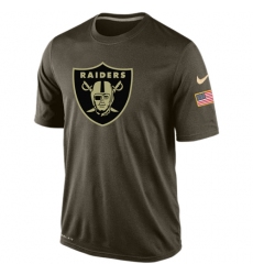 NFL Oakland Raiders Nike Olive Salute To Service KO Performance Dri-FIT T-Shirt