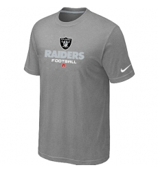 Nike Oakland Raiders Critical Victory NFL T-Shirt - Grey