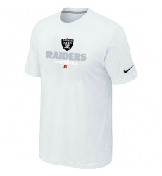 Nike Oakland Raiders Critical Victory NFL T-Shirt - White