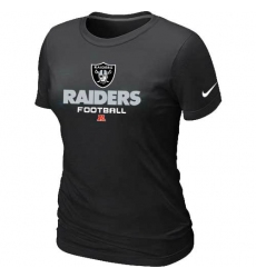 Nike Oakland Raiders Women's Critical Victory NFL T-Shirt - Black