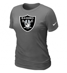 Nike Oakland Raiders Women's Legend Logo Dri-FIT NFL T-Shirt - Dark Grey