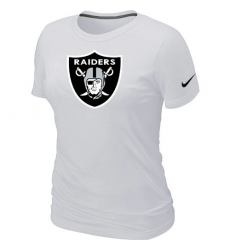 Nike Oakland Raiders Women's Legend Logo Dri-FIT NFL T-Shirt - White