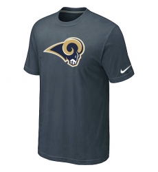 Nike Los Angeles Rams Sideline Legend Authentic Logo Dri-FIT NFL T-Shirt - Steel Grey