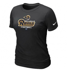 Nike Los Angeles Rams Women's Critical Victory NFL T-Shirt - Black