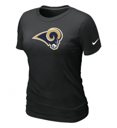 Nike Los Angeles Rams Women's Legend Logo Dri-FIT NFL T-Shirt - Black