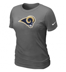 Nike Los Angeles Rams Women's Legend Logo Dri-FIT NFL T-Shirt - Dark Grey