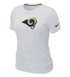 Nike Los Angeles Rams Women's Legend Logo Dri-FIT NFL T-Shirt - White