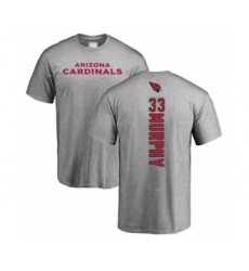 Football Arizona Cardinals #33 Byron Murphy Ash Backer T-Shirt