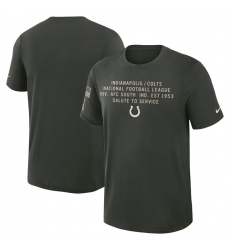 Men's Indianapolis Colts Dark Green 2025 Salute to Service Sideline Slub Dri-FIT T-Shirt