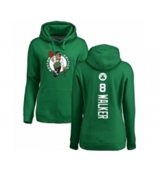 Basketball Women's Boston Celtics #8 Kemba Walker Kelly Green Backer Pullover Hoodie