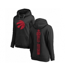 Basketball Women's Toronto Raptors #20 Rondae Hollis-Jefferson Black One Color Backer Pullover Hoodie