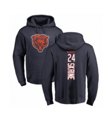 Football Chicago Bears #24 Buster Skrine Navy Blue Backer Pullover Hoodie