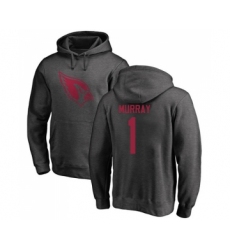 Football Arizona Cardinals #1 Kyler Murray Ash One Color Pullover Hoodie