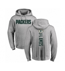 Football Green Bay Packers #31 Adrian Amos Ash Backer Hoodie