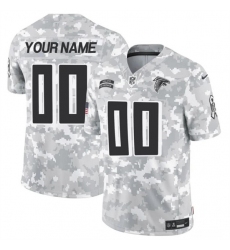 Men's Atlanta Falcons Active Player Custom 2024 F.U.S.E Arctic Camo Salute to Service Limited Football Stitched Jersey