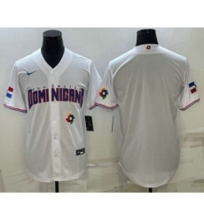 Men's Dominican Republic Baseball 2023 White World Baseball With Classic Stitched Jerseys