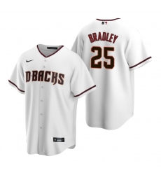 Men's Nike Arizona Diamondbacks #25 Archie Bradley White Home Stitched Baseball Jersey