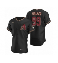 Men's Arizona Diamondbacks #99 Taijuan Walker Nike Black Authentic 2020 Alternate Jersey