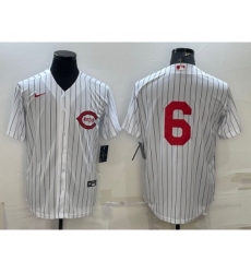 Men's Cincinnati Reds #6 Jonathan India 2022 White Field of Dreams Stitched Baseball Jersey