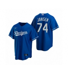 Men's Los Angeles Dodgers #74 Kenley Jansen Nike Royal Replica Alternate Jersey