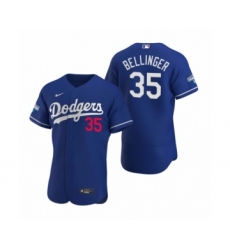 Men's Los Angeles Dodgers #35 Cody Bellinger Royal 2020 World Series Champions Authentic Jersey