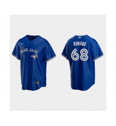 Men's Blue Jays #68 Jordan Romano Royal Replica Jersey