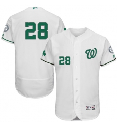 Men's Majestic Washington Nationals #28 Jayson Werth White Celtic Flexbase Authentic Collection MLB Jersey