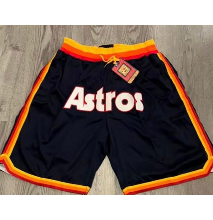 Men's Houston Astros Shorts(Run Small)