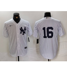 Men's New York Yankees #16 Whitey Ford White Cool Base Jersey