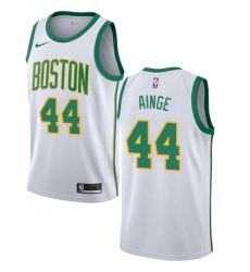 Youth Nike Boston Celtics #44 Danny Ainge Swingman White NBA Jersey - City Edition