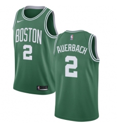 Women's Nike Boston Celtics #2 Red Auerbach Swingman Green(White No.) Road NBA Jersey - Icon Edition