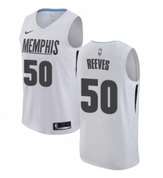 Women's Nike Memphis Grizzlies #50 Bryant Reeves Swingman White NBA Jersey - City Edition