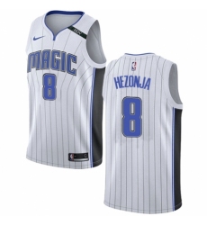 Women's Nike Orlando Magic #8 Mario Hezonja Swingman NBA Jersey - Association Edition