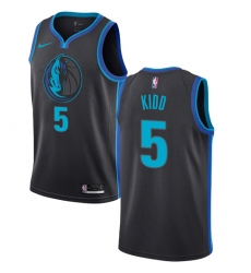 Women's Nike Dallas Mavericks #5 Jason Kidd Swingman Charcoal NBA Jersey - City Edition