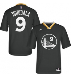 Women's Adidas Golden State Warriors #9 Andre Iguodala Authentic Black Alternate NBA Jersey