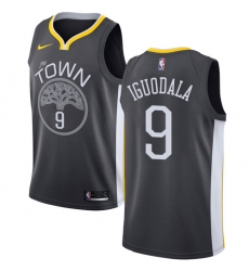 Youth Nike Golden State Warriors #9 Andre Iguodala Swingman Black Alternate NBA Jersey - Statement Edition