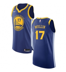 Youth Nike Golden State Warriors #17 Chris Mullin Authentic Royal Blue Road NBA Jersey - Icon Edition