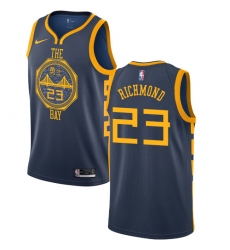 Women's Nike Golden State Warriors #23 Mitch Richmond Swingman Navy Blue NBA Jersey - City Edition