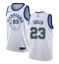 Men's Nike Golden State Warriors #23 Draymond Green Authentic White Hardwood Classics NBA Jersey