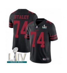 Youth San Francisco 49ers #74 Joe Staley Black Vapor Untouchable Limited Player Super Bowl LIV Bound Football Jersey