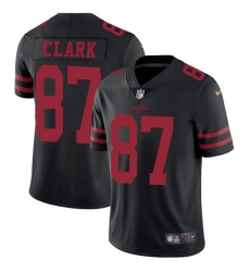 Youth Nike San Francisco 49ers #87 Dwight Clark Black Vapor Untouchable Limited Player NFL Jersey